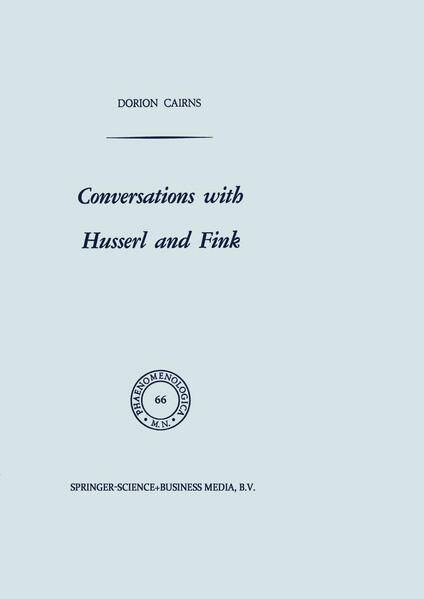 Produktbild: Conversations with Husserl and Fink | Dorion Cairns