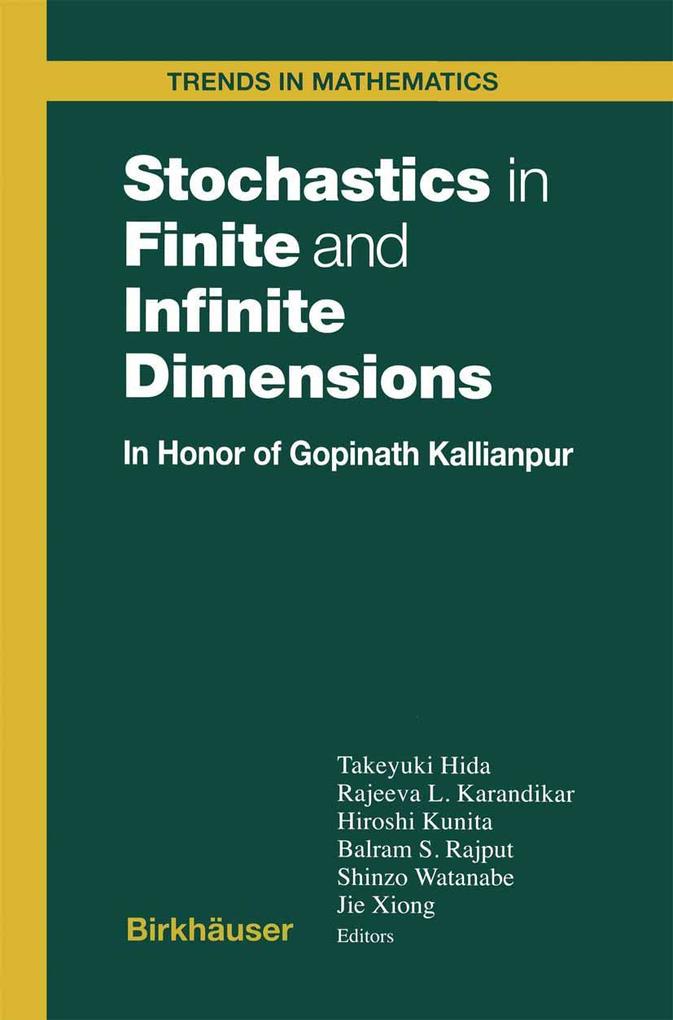 Produktbild: Stochastics in Finite and Infinite Dimensions