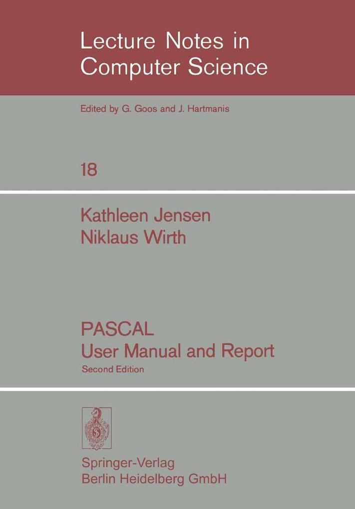 Produktbild: PASCAL User Manual and Report | Kathleen Jensen, Niklaus Wirth
