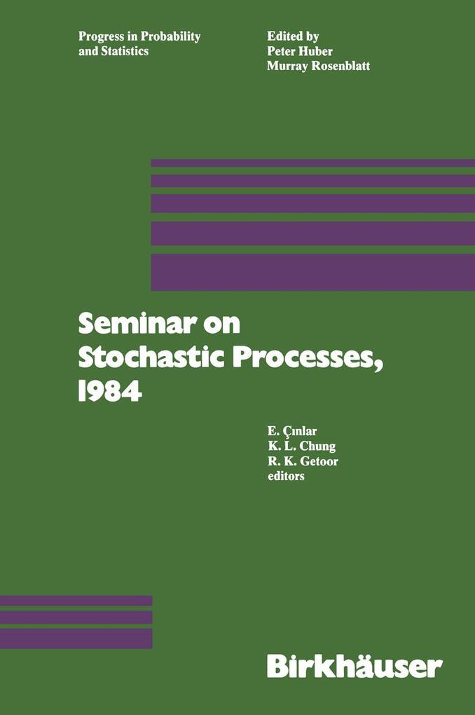 Produktbild: Seminar on Stochastic Processes, 1984 | Chung, Cinlar, Getoor