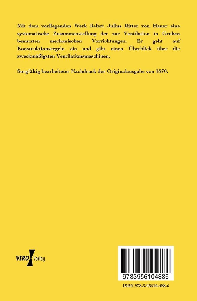 Weitere Ansicht: Die Ventilationsmaschinen der Bergwerke | Julius Ritter Von Hauer