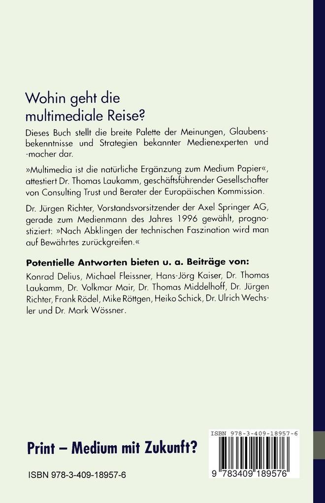 Weitere Ansicht: Print - Medium mit Zukunft?