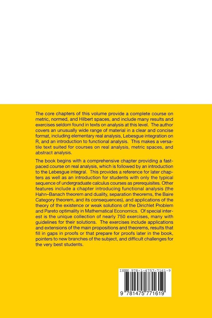 Weitere Ansicht: Foundations of Real and Abstract Analysis | Douglas S. Bridges
