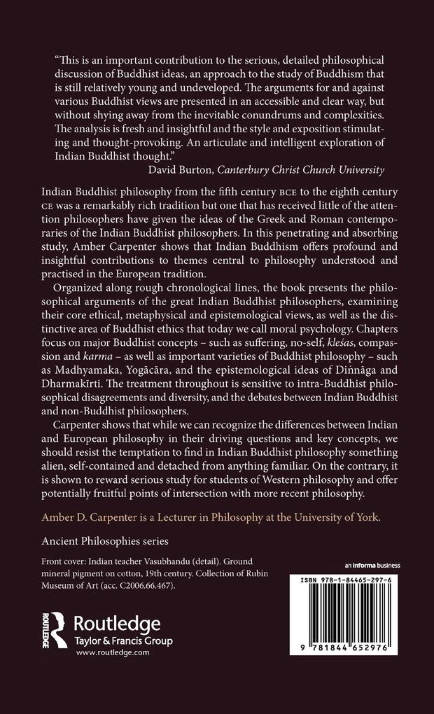 Weitere Ansicht: Indian Buddhist Philosophy | Amber Carpenter