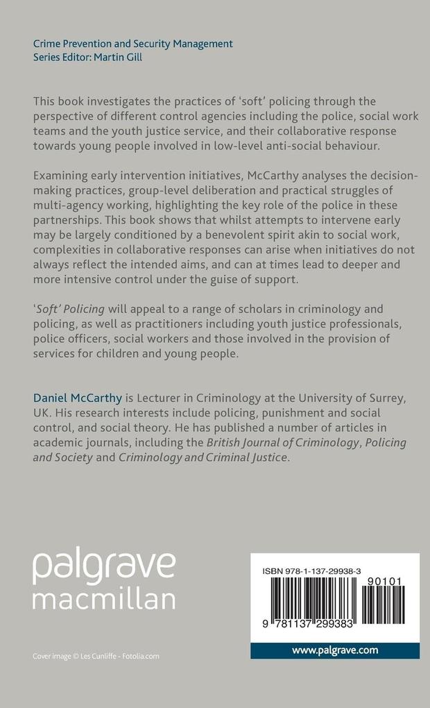 Weitere Ansicht: 'soft' Policing | D. McCarthy, Daniel McCarthy