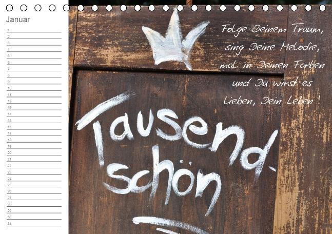 Weitere Ansicht: Beflügelt (Tischkalender immerwährend DIN A5 quer) | Alexandra Loos