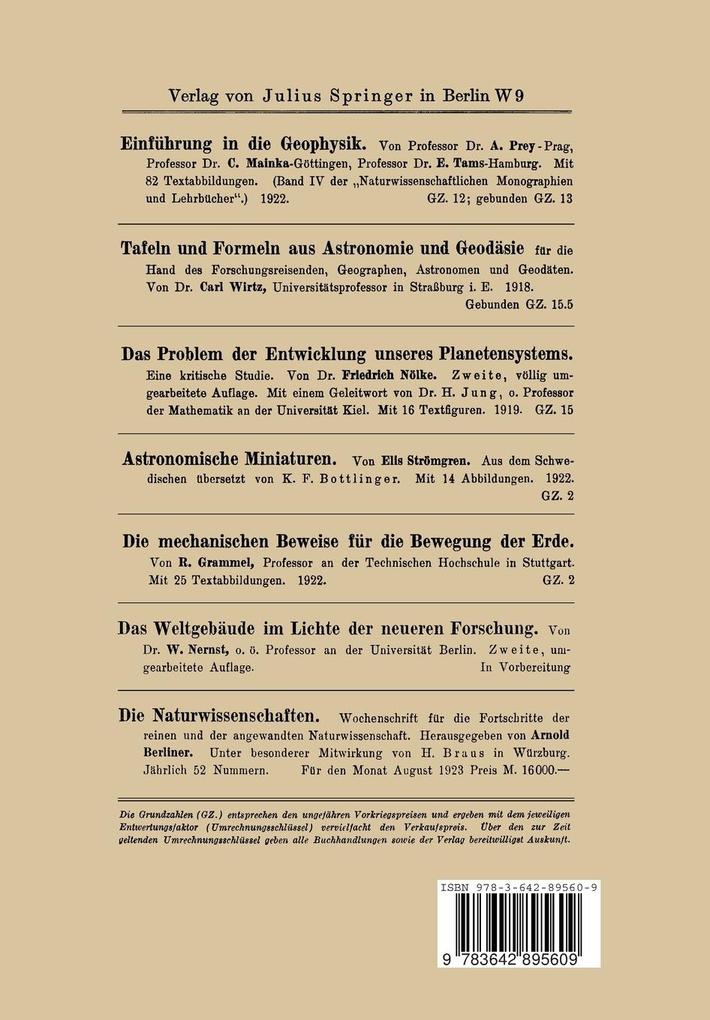 Weitere Ansicht: Isostasie und Schweremessung | A. Born