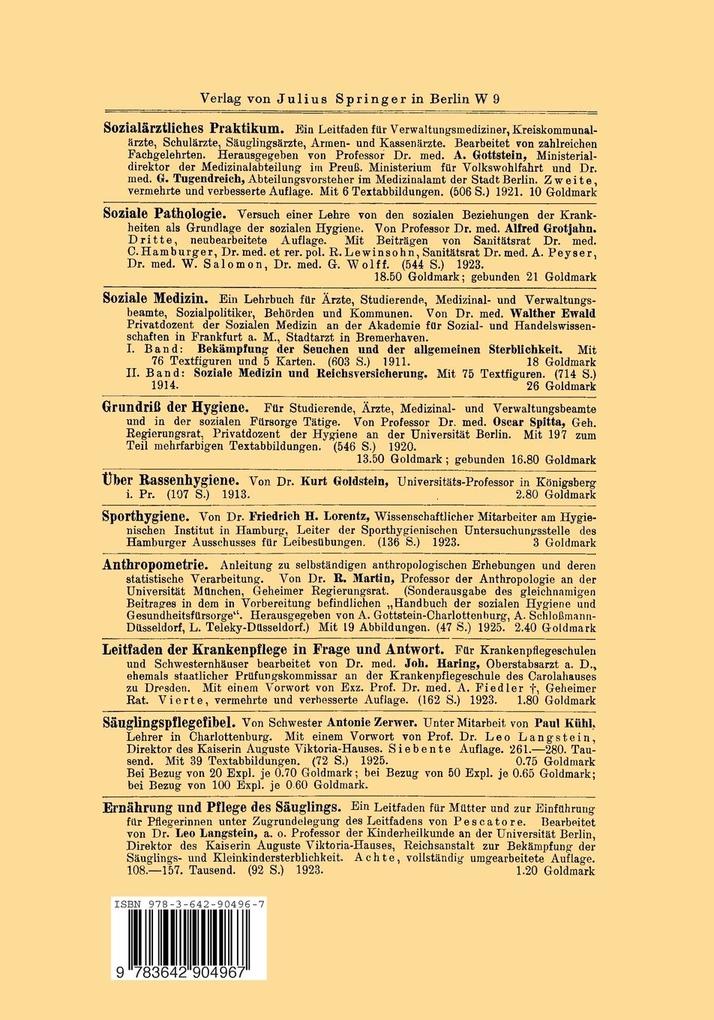 Weitere Ansicht: Hygienische Volksbildung | Martinl Voge