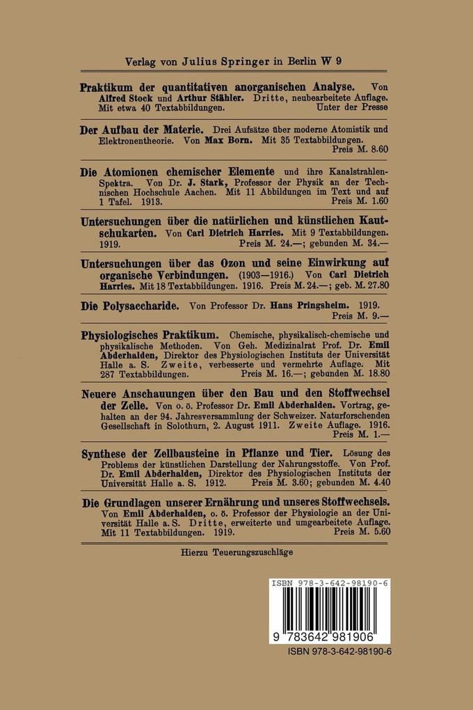 Weitere Ansicht: Ultra-Strukturchemie | Alfred Stock