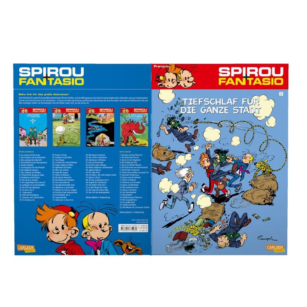 Weitere Ansicht: Spirou und Fantasio 08. Tiefschlaf für die ganze Stadt | André Franquin