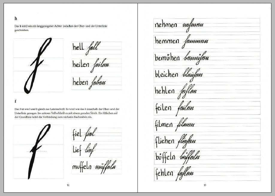 Weitere Ansicht: Kurrentschrift | Marianne Acquarelli