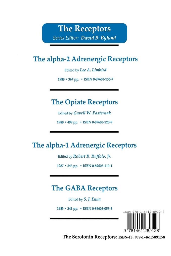 Weitere Ansicht: The Serotonin Receptors | Elaine Sanders-Bush