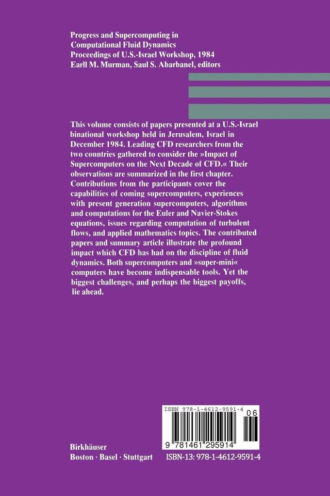 Weitere Ansicht: Progress and Supercomputing in Computational Fluid Dynamics | Abarbanel, Murman