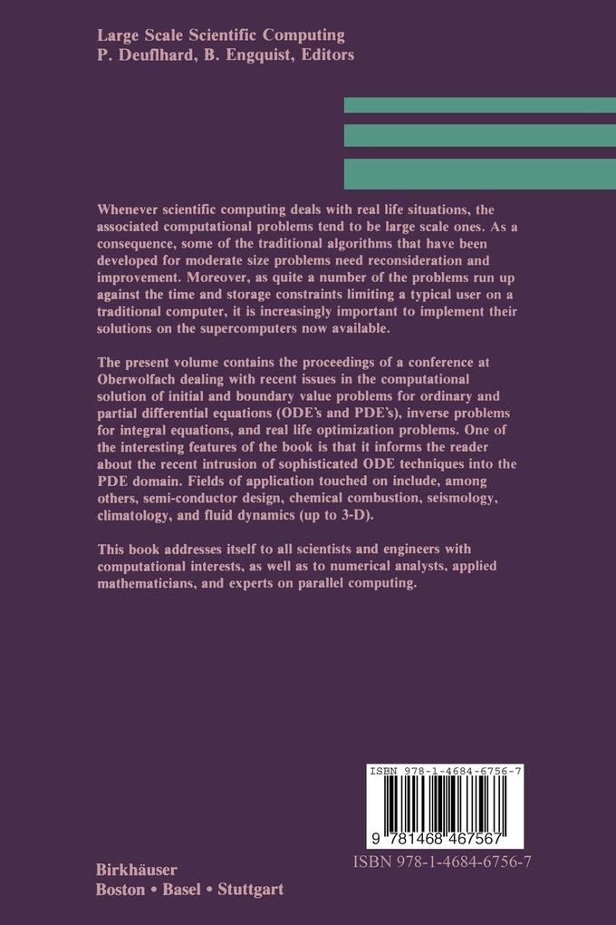 Weitere Ansicht: Large Scale Scientific Computing | Deuflhard