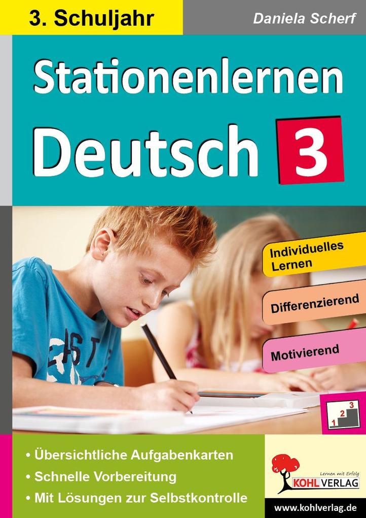 Produktbild: Stationenlernen Deutsch / Klasse 3 | Daniela Scherf