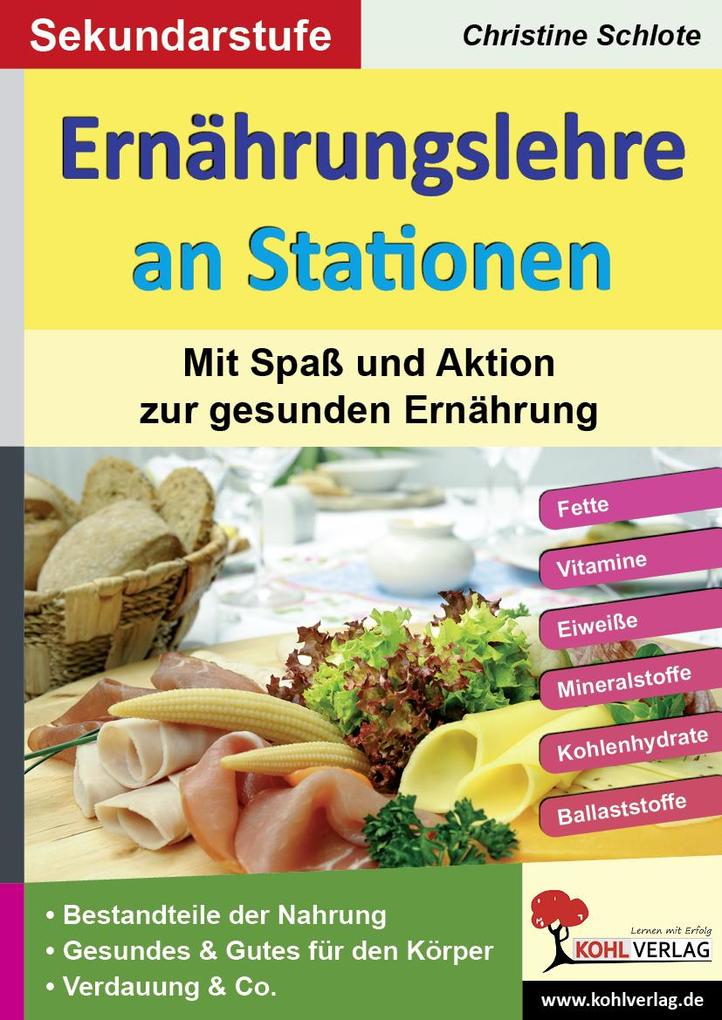 Produktbild: Ernährungslehre an Stationen | Christine Schlote