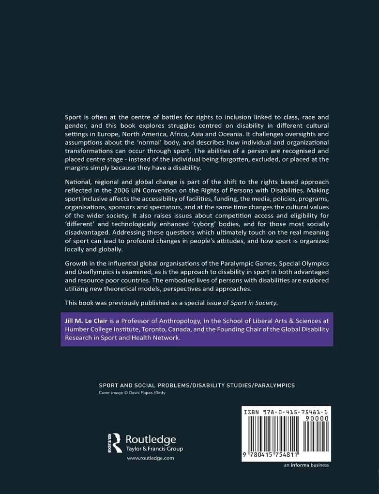 Weitere Ansicht: Disability in the Global Sport Arena