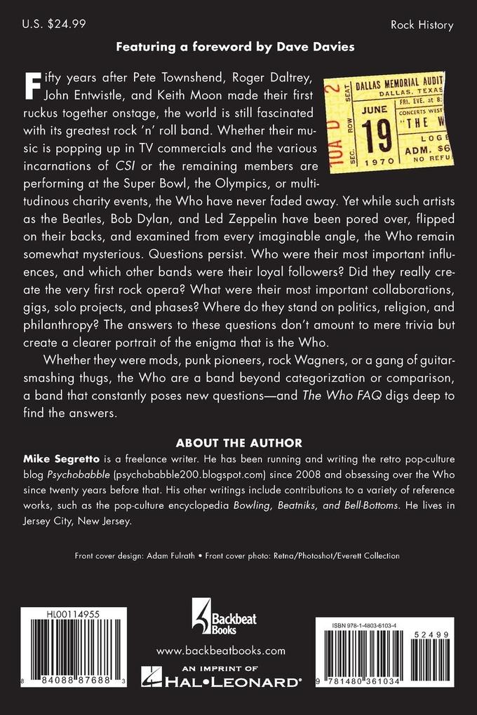 Produktbild: Who FAQ | Mike Segretto