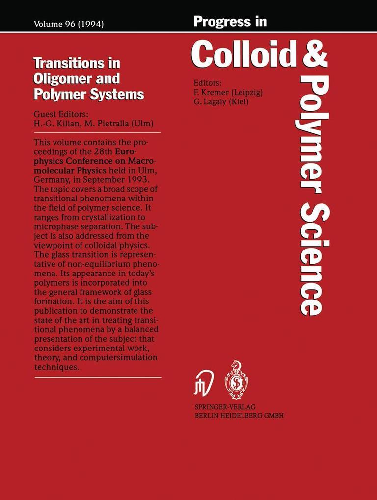 Produktbild: Transitions in Oligomer and Polymer Systems
