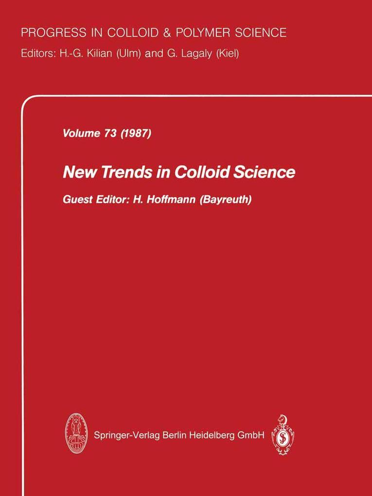 Produktbild: New Trends in Colloid Science