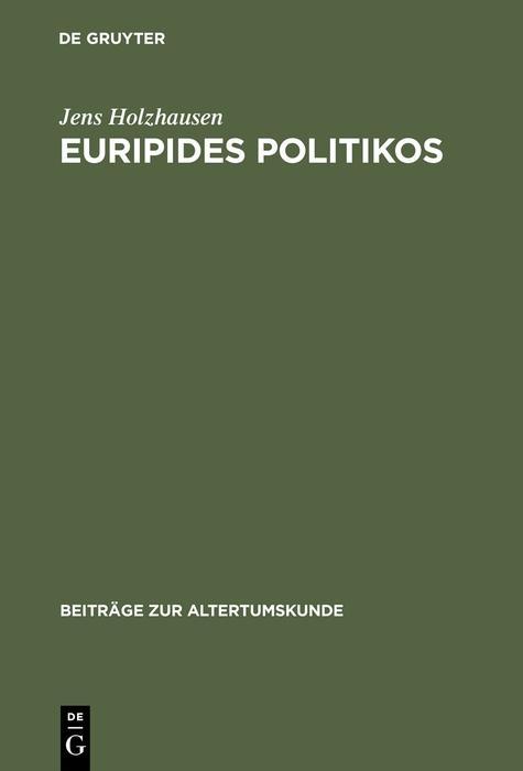 Produktbild: Euripides Politikos | Jens Holzhausen