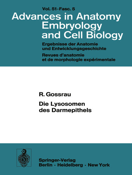 Produktbild: Die Lysosomen des Darmepithels | R. Gossrau