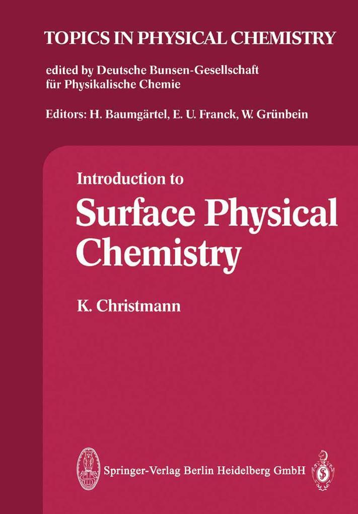 Produktbild: Introduction to Surface Physical Chemistry | K. Christmann