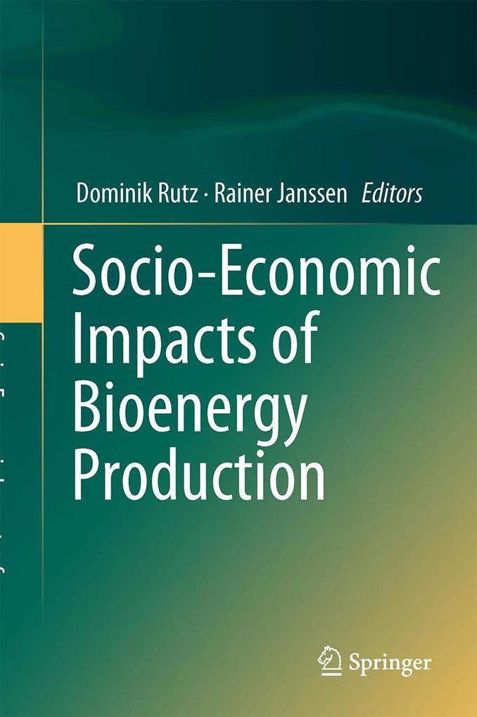 Produktbild: Socio-Economic Impacts of Bioenergy Production