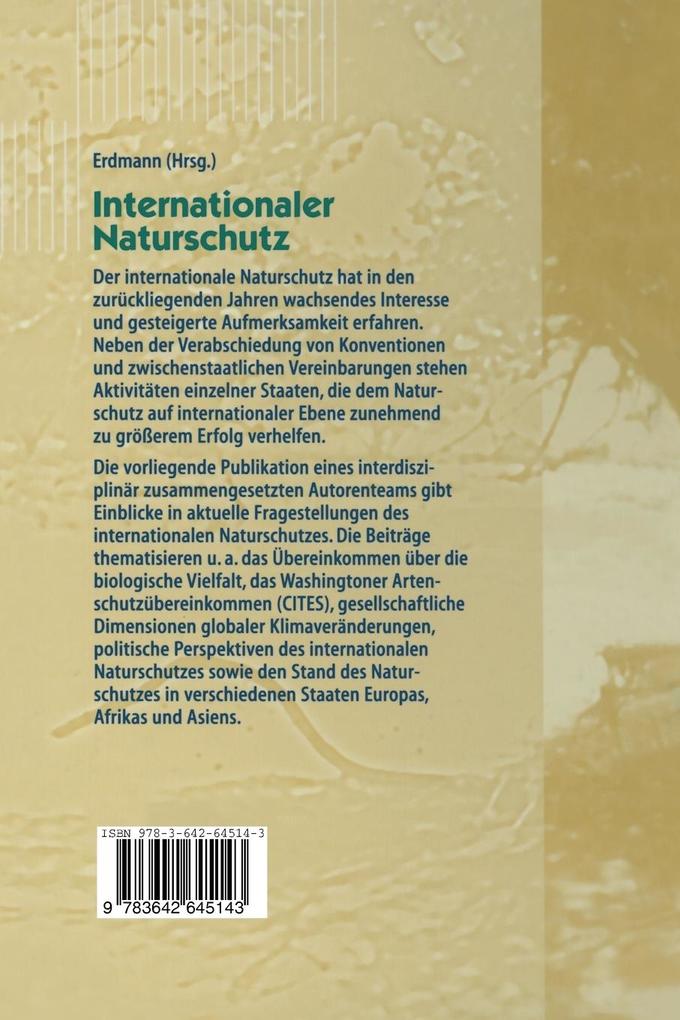 Weitere Ansicht: Internationaler Naturschutz