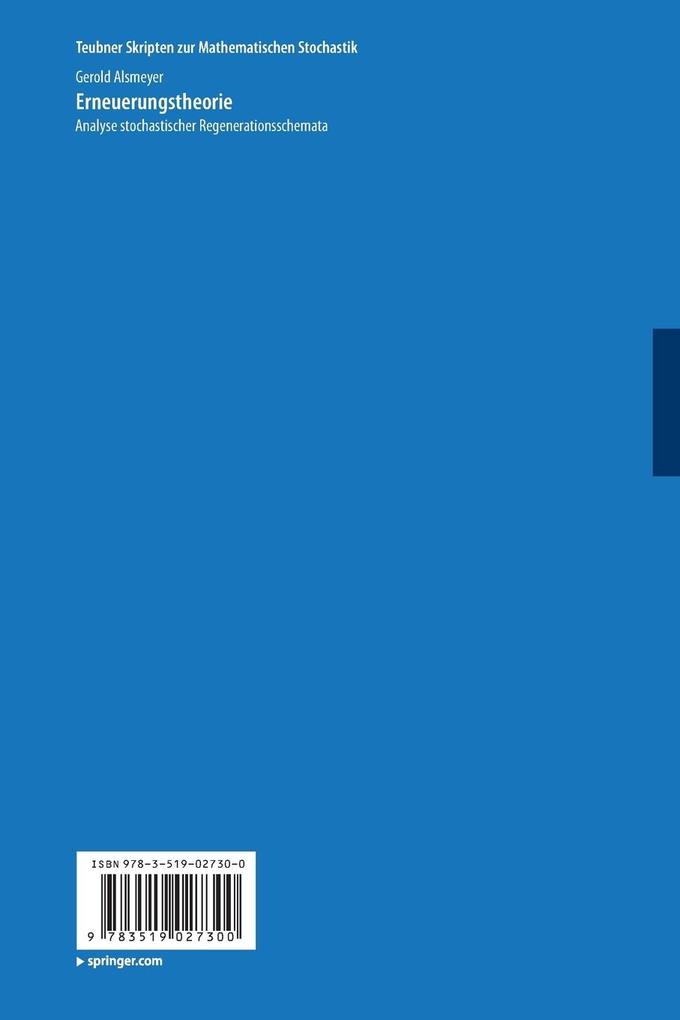 Weitere Ansicht: Erneuerungstheorie