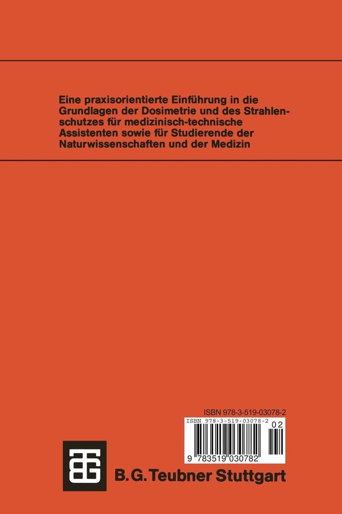 Weitere Ansicht: Strahlenphysik, Dosimetrie und Strahlenschutz | Hanno Krieger, Wolfgang Petzold