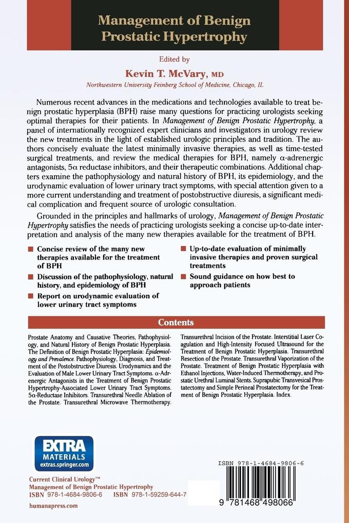Weitere Ansicht: Management of Benign Prostatic Hypertrophy