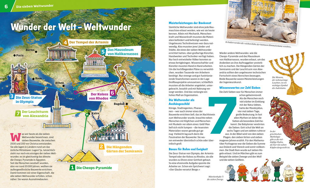 Weitere Ansicht: WAS IST WAS Band 81 Die sieben Weltwunder. Schätze der Antike | Christine Paxmann