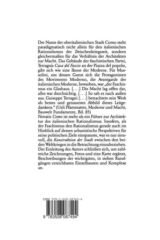 Weitere Ansicht: Der Italienische Rationalismus: Architektur in Como 1924 - 1942 | Alberto Novati