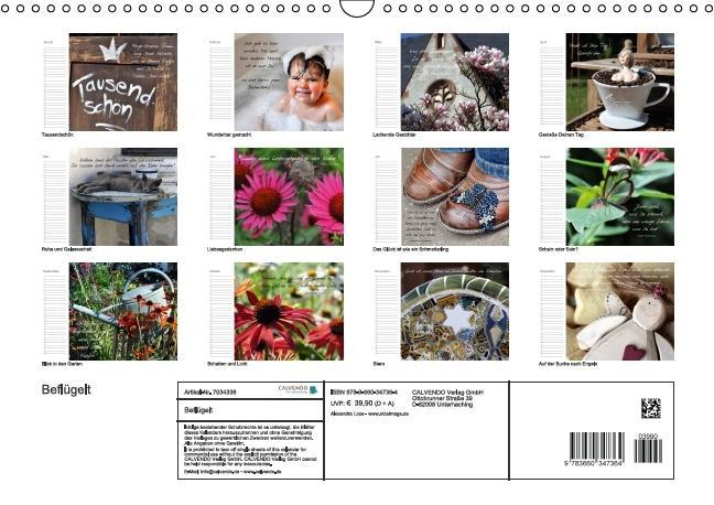 Weitere Ansicht: Beflügelt (Wandkalender immerwährend DIN A3 quer) | Alexandra Loos