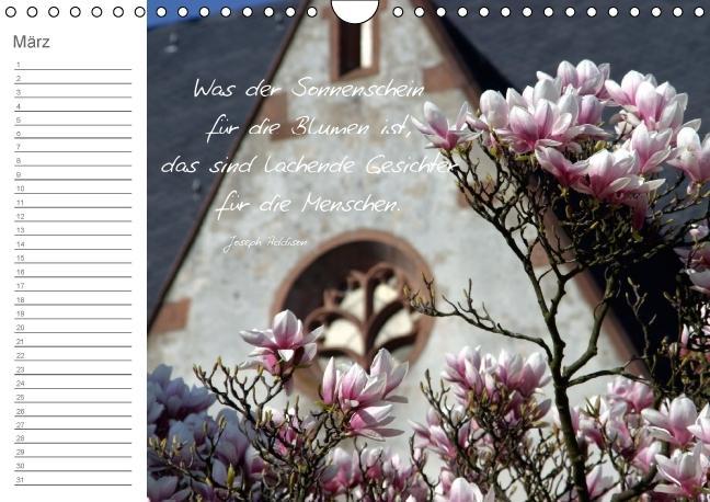 Weitere Ansicht: Beflügelt (Wandkalender immerwährend DIN A4 quer) | Alexandra Loos