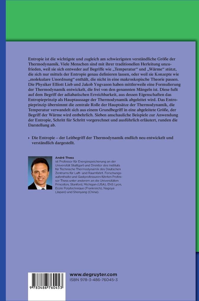 Weitere Ansicht: Das Entropieprinzip | Andre Thess