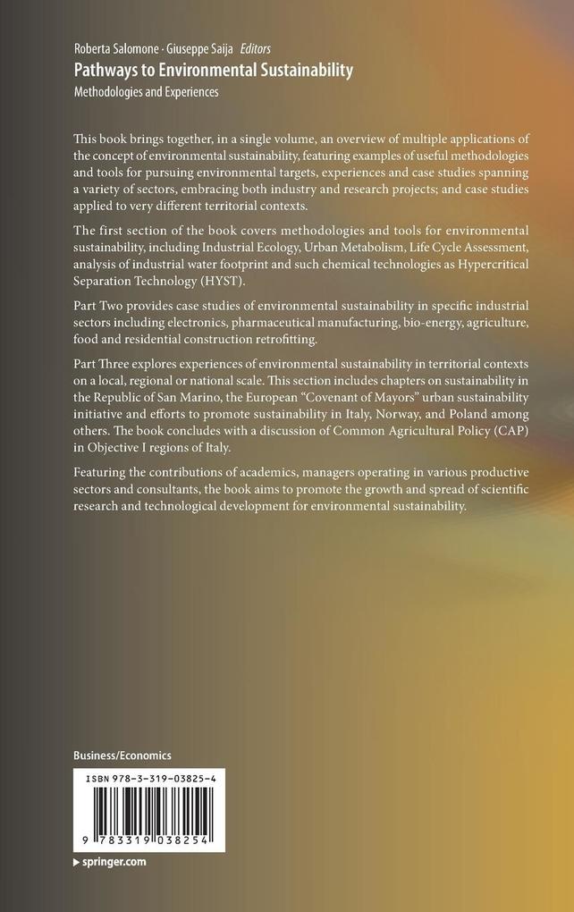 Weitere Ansicht: Pathways to Environmental Sustainability