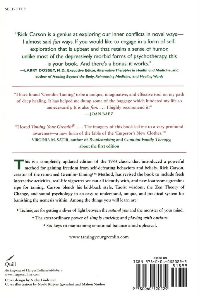 Weitere Ansicht: Taming Your Gremlin (Revised Edition) | Rick Carson