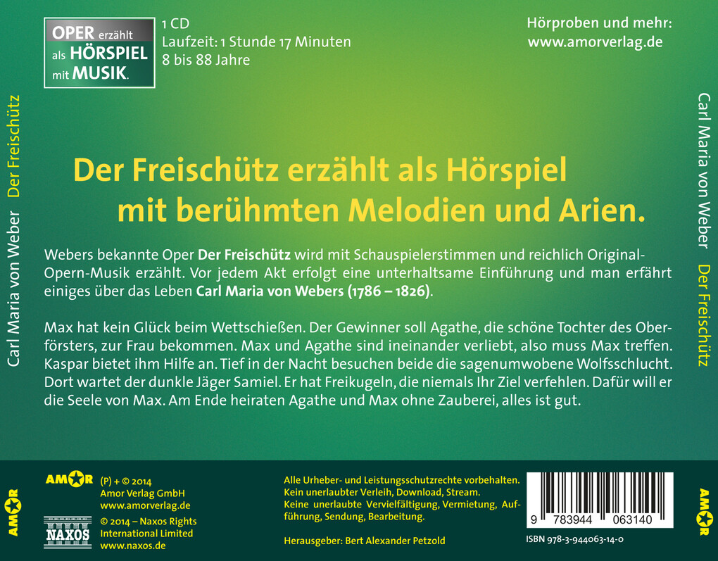 Weitere Ansicht: Weber: Der Freischütz | Carl Maria von Weber