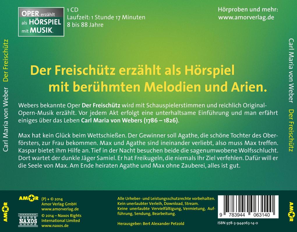 Weitere Ansicht: Weber: Der Freischütz | Carl Maria von Weber