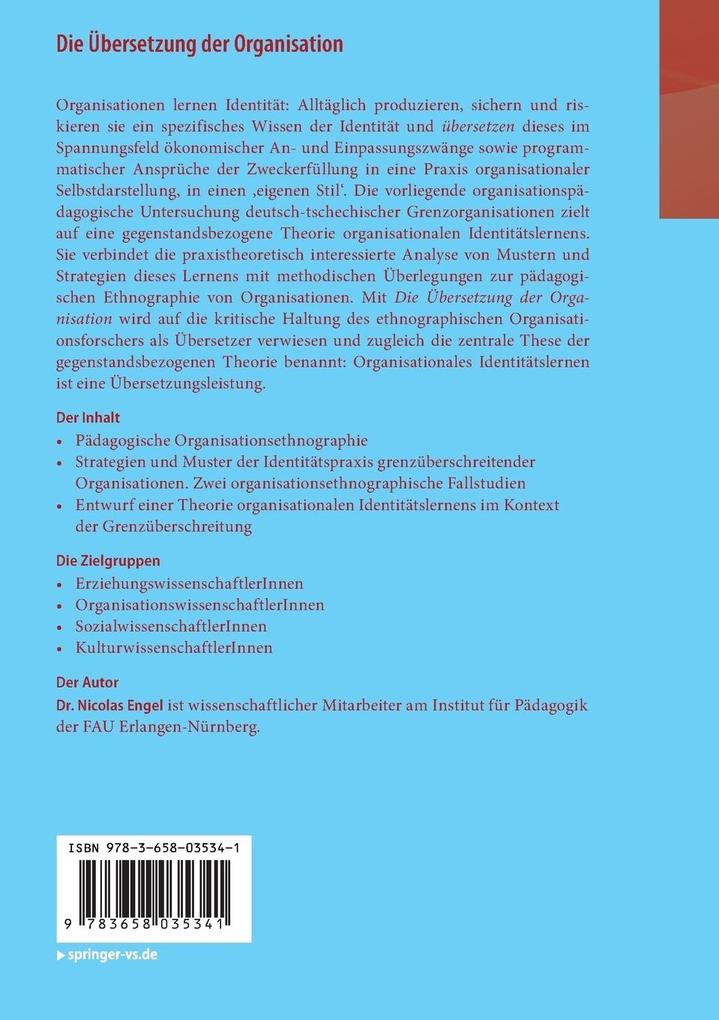 Weitere Ansicht: Die Übersetzung der Organisation | Nicolas Engel