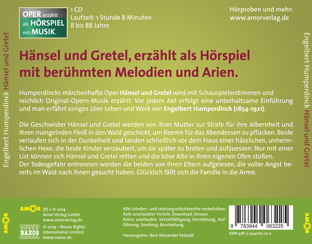 Weitere Ansicht: Humperdinck: Hänsel und Gretel | Engelbert Humperdinck