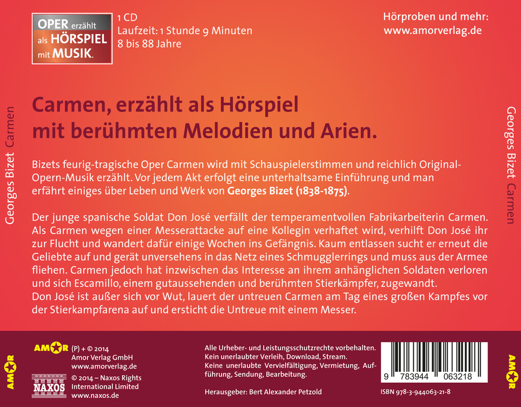 Weitere Ansicht: Bizet: Carmen | Georges Bizet