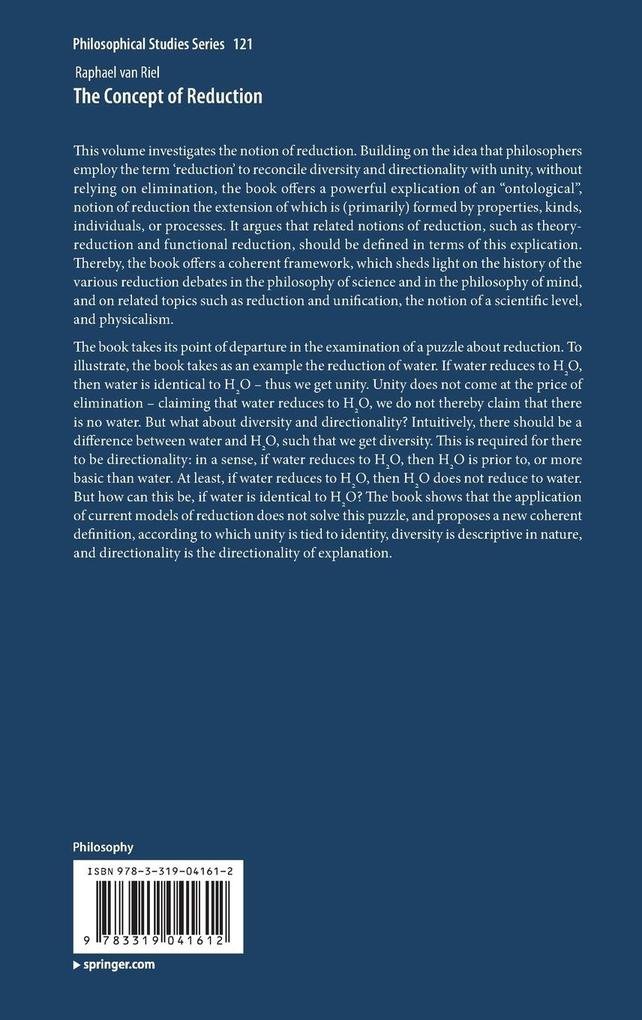 Weitere Ansicht: The Concept of Reduction | Raphael Riel, Raphael van Riel