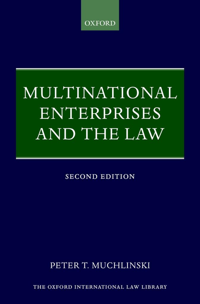 Produktbild: Multinational Enterprises and the Law | Peter T. Muchlinski