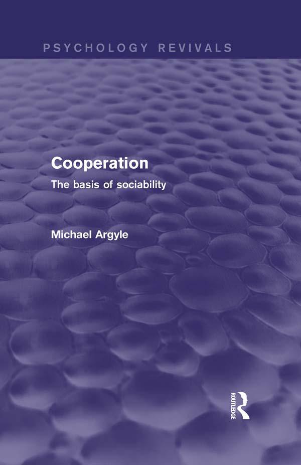 Produktbild: Cooperation (Psychology Revivals) | Michael Argyle