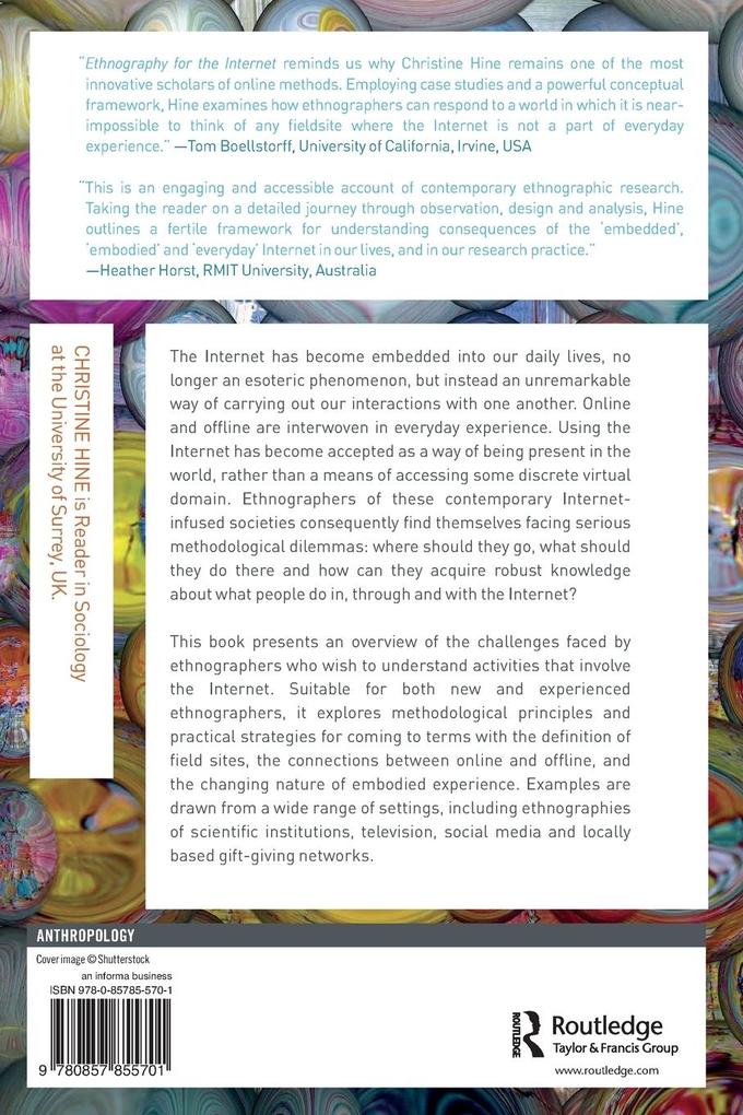 Weitere Ansicht: Ethnography for the Internet | Christine Hine