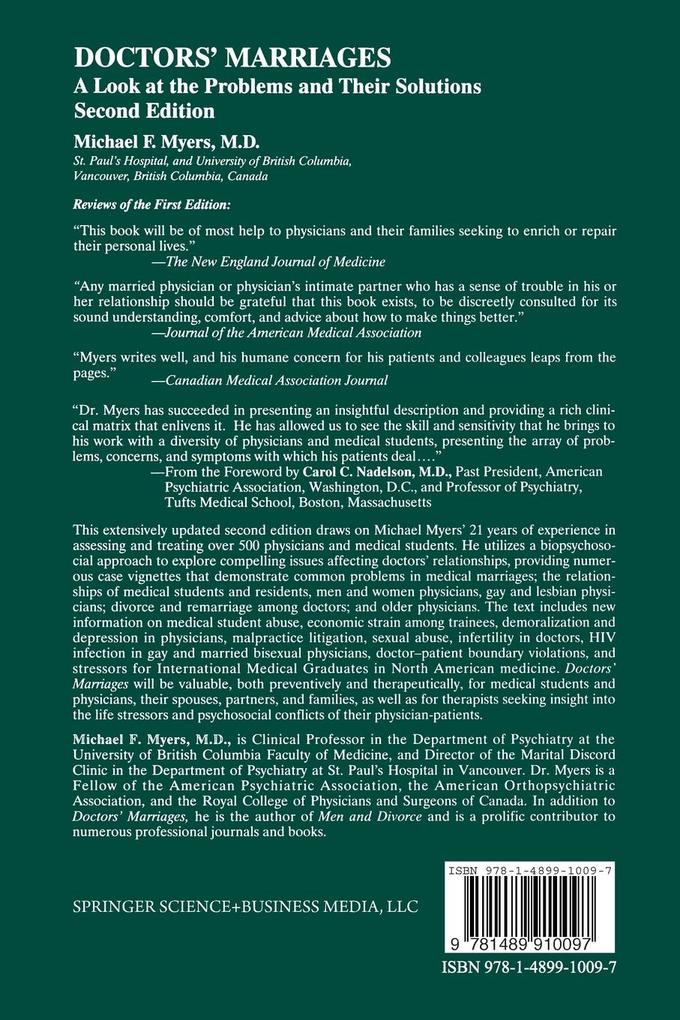Weitere Ansicht: Doctors' Marriages | Michael F. Myers