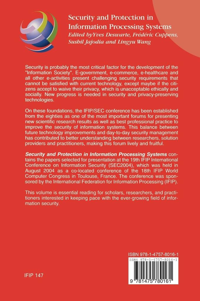 Weitere Ansicht: Security and Protection in Information Processing Systems